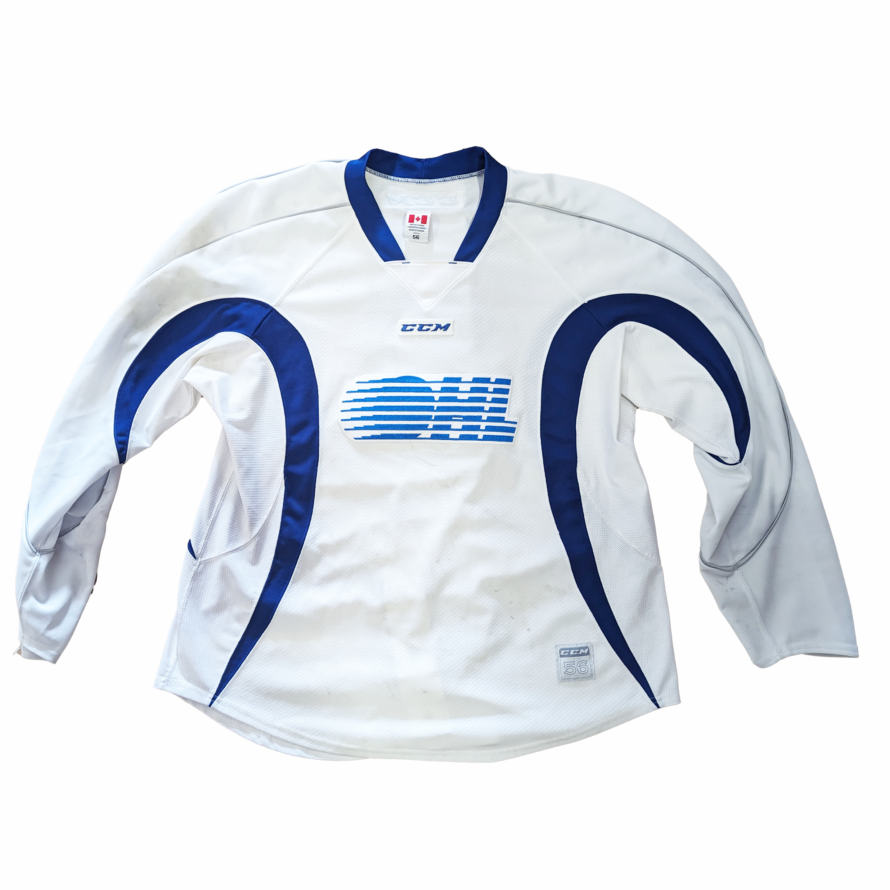 OHL - Maillot d'entraînement CCM d'occasion (blanc/bleu)